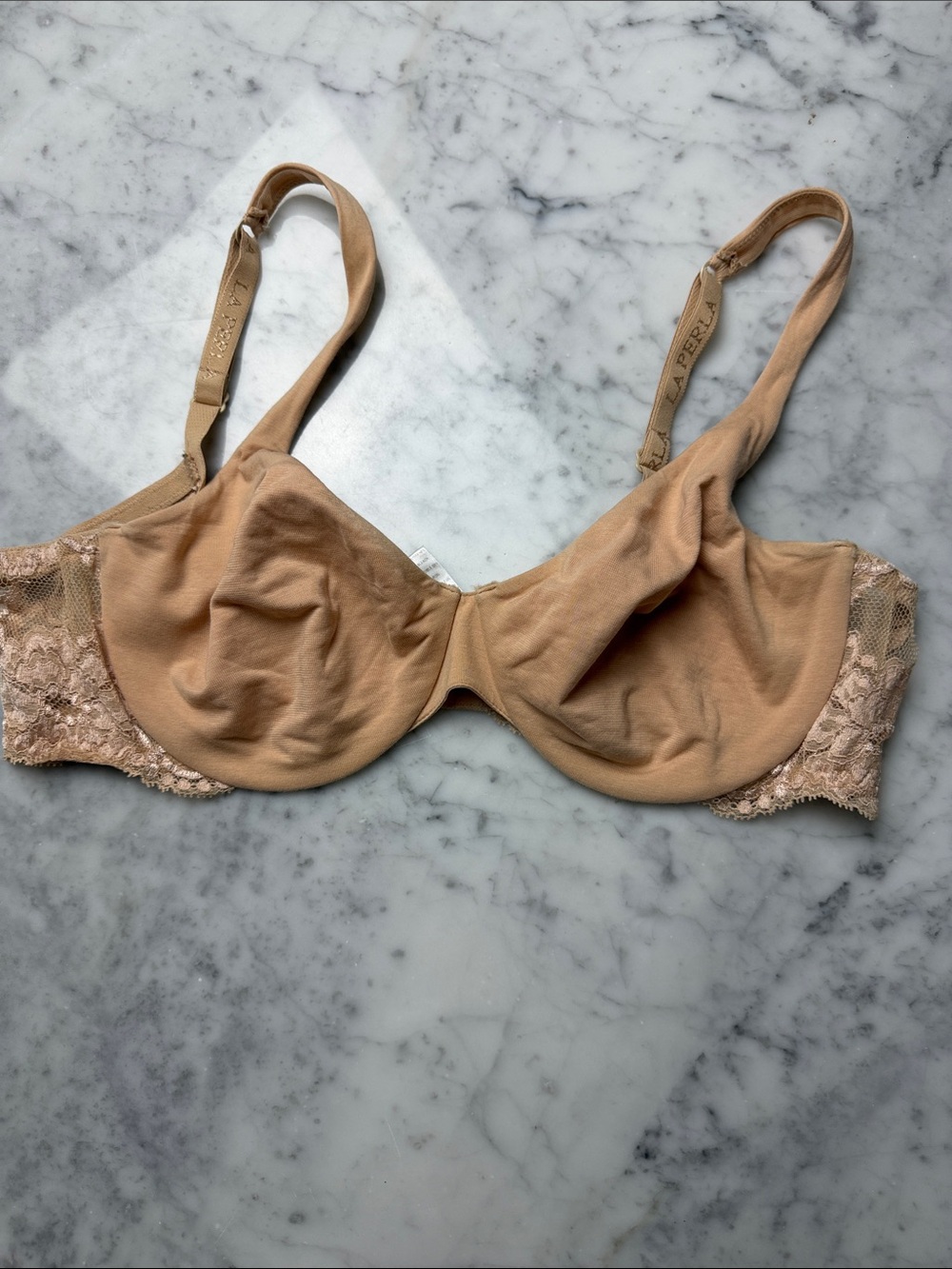 LA PERLA Tan Bra Size 36D